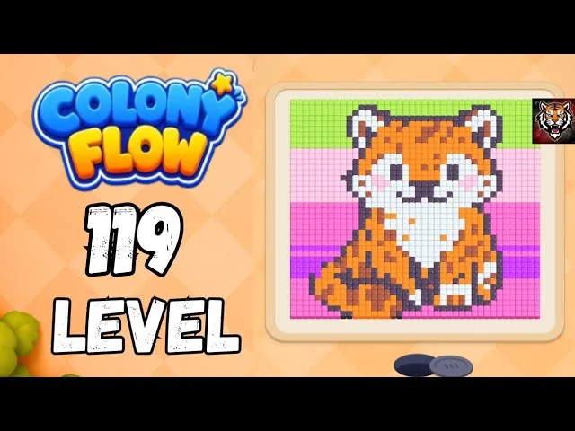 Colony Flow! Level 119 board layout