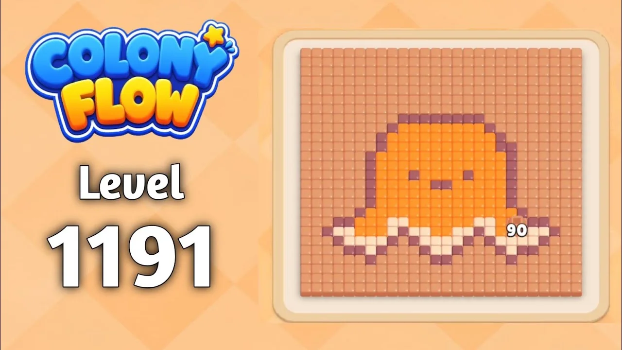 Colony Flow! Level 1191 board layout