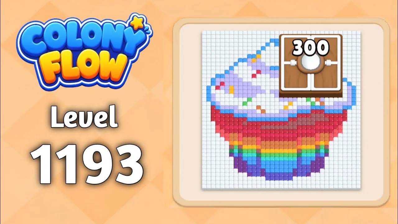 Colony Flow! Level 1193 board layout