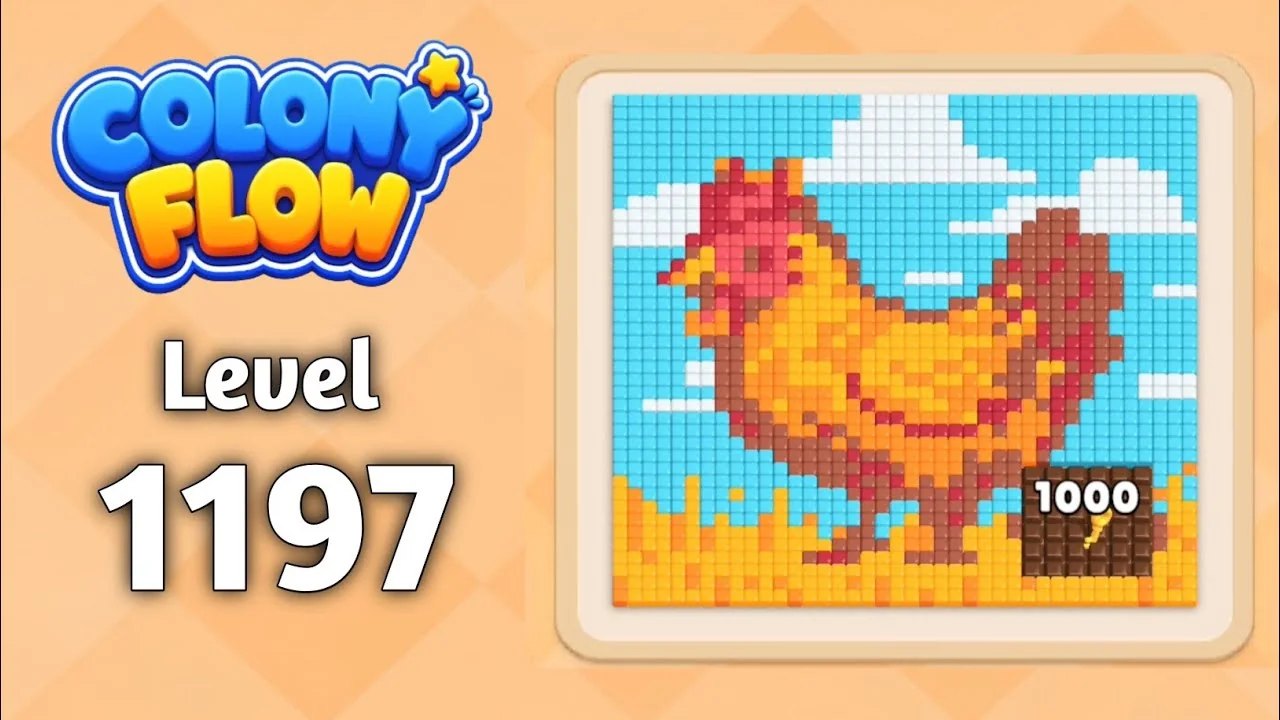 Colony Flow! Level 1197 board layout