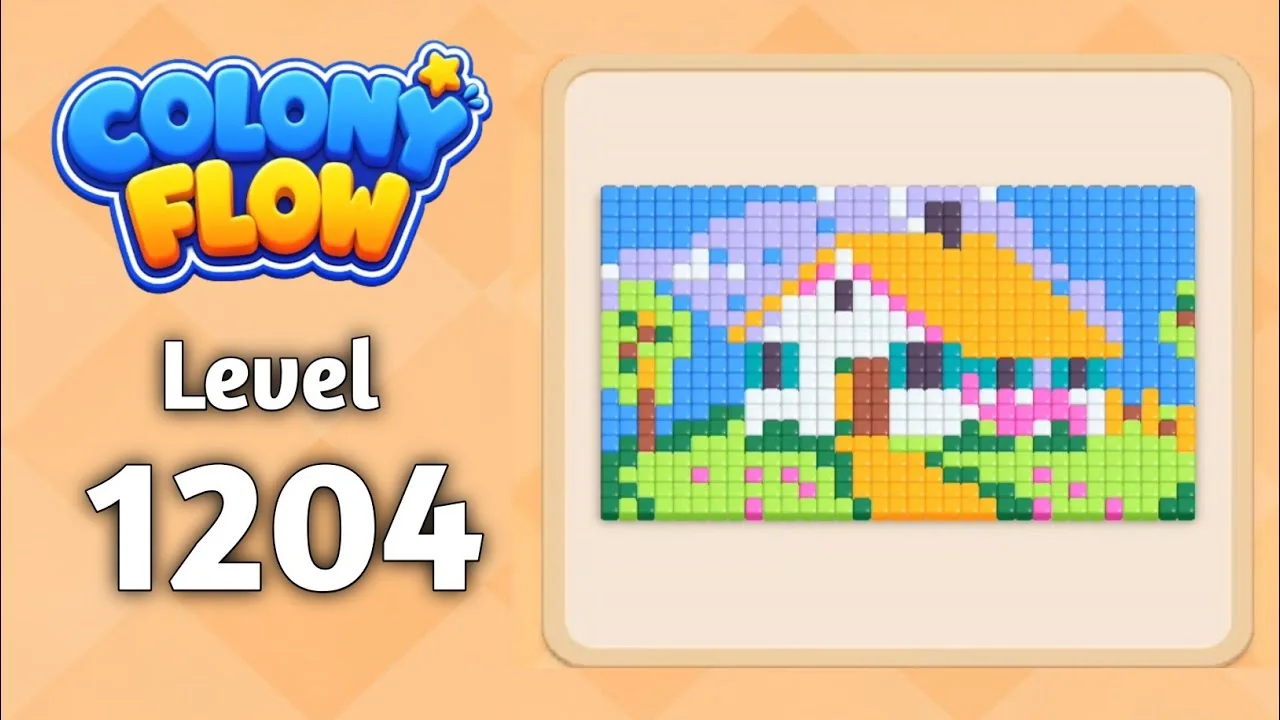 Colony Flow! Level 1204 board layout