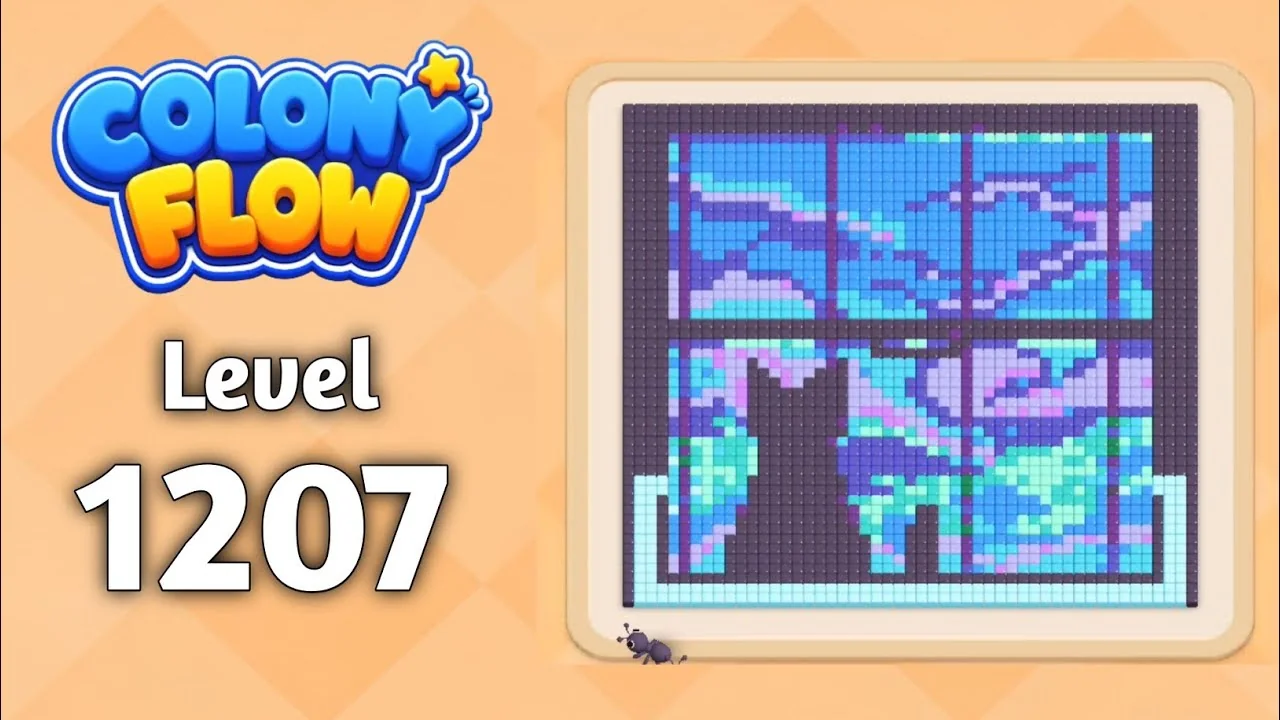 Colony Flow! Level 1207 board layout