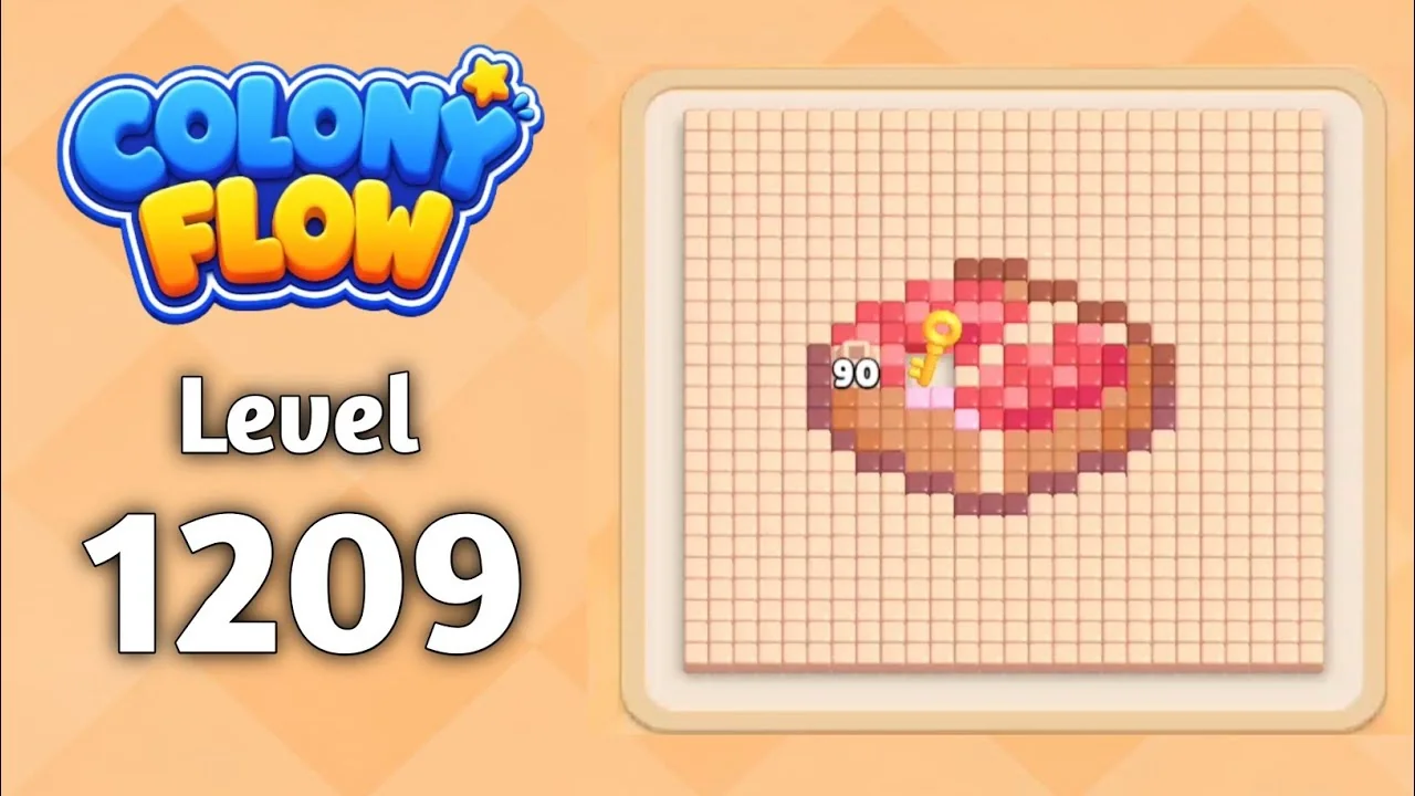 Colony Flow! Level 1209 board layout
