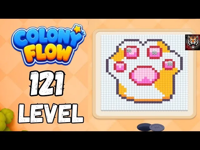 Colony Flow! Level 121 board layout
