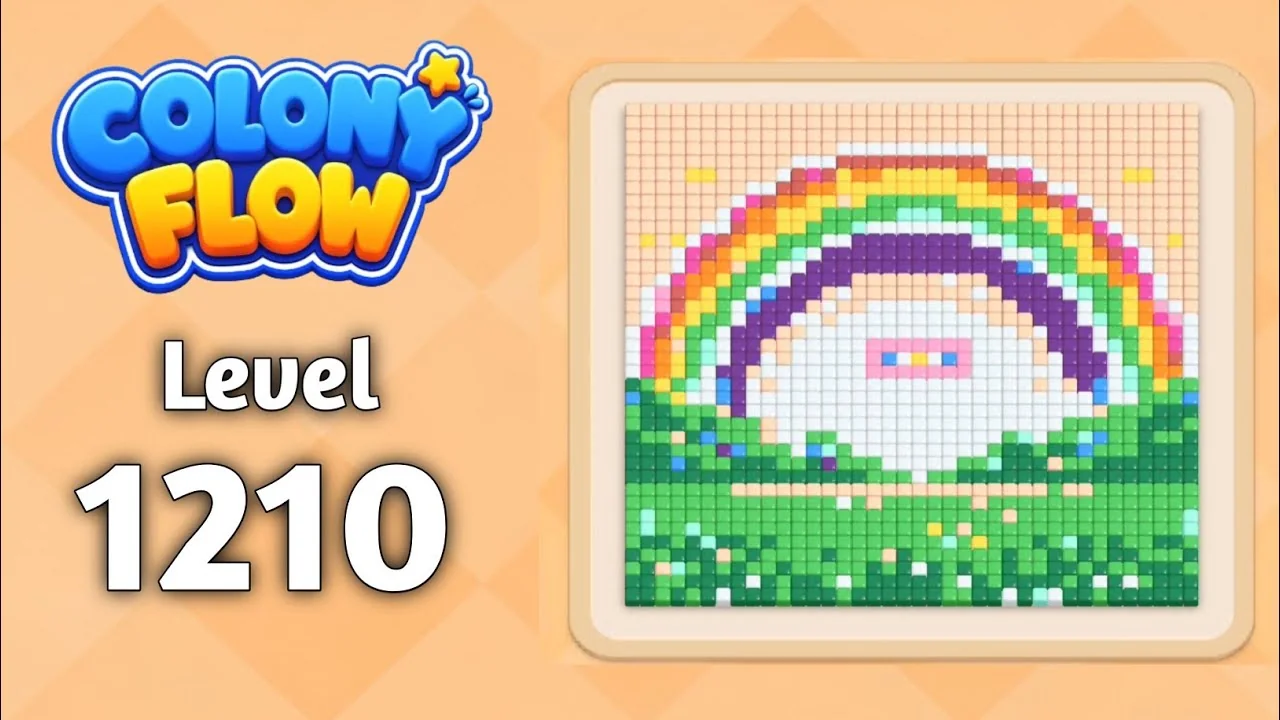 Colony Flow! Level 1210 board layout