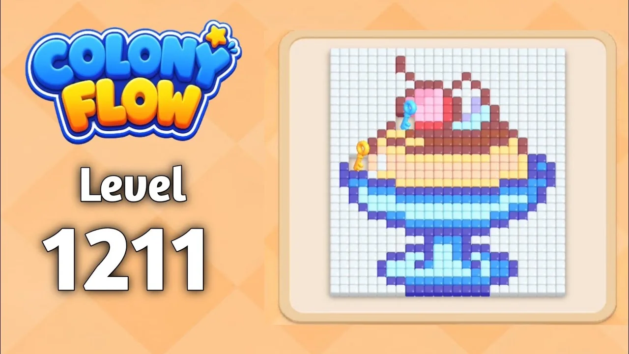 Colony Flow! Level 1211 board layout
