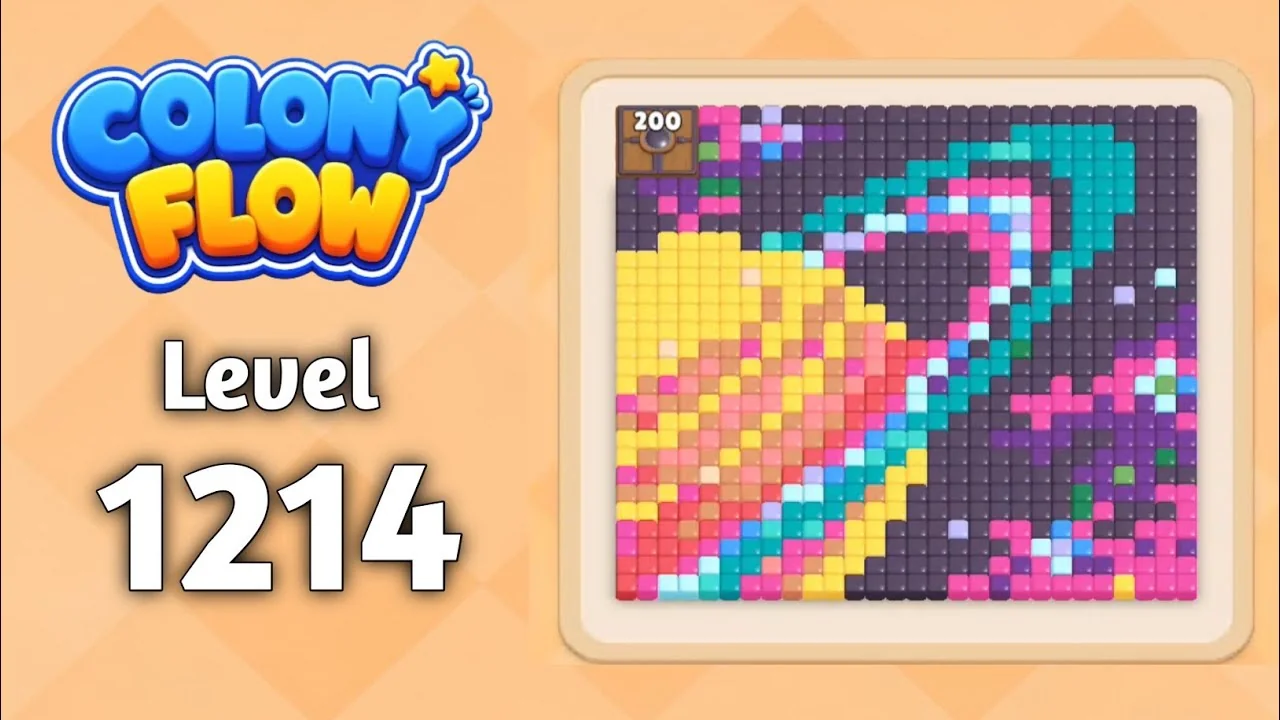 Colony Flow! Level 1214 board layout