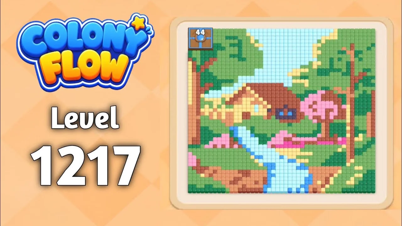 Colony Flow! Level 1217 board layout