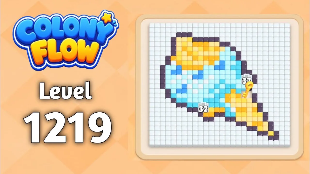 Colony Flow! Level 1219 board layout