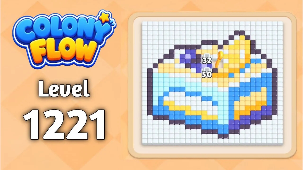 Colony Flow! Level 1221 board layout