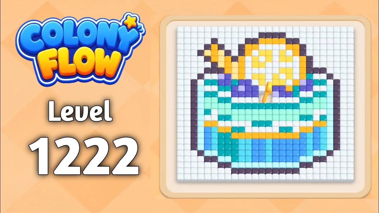 Colony Flow! Level 1222 board layout