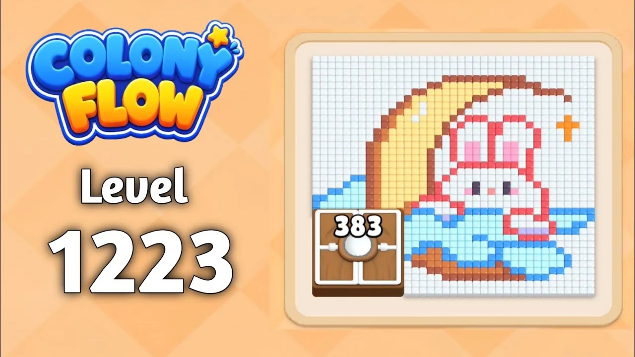 Colony Flow! Level 1223 board layout