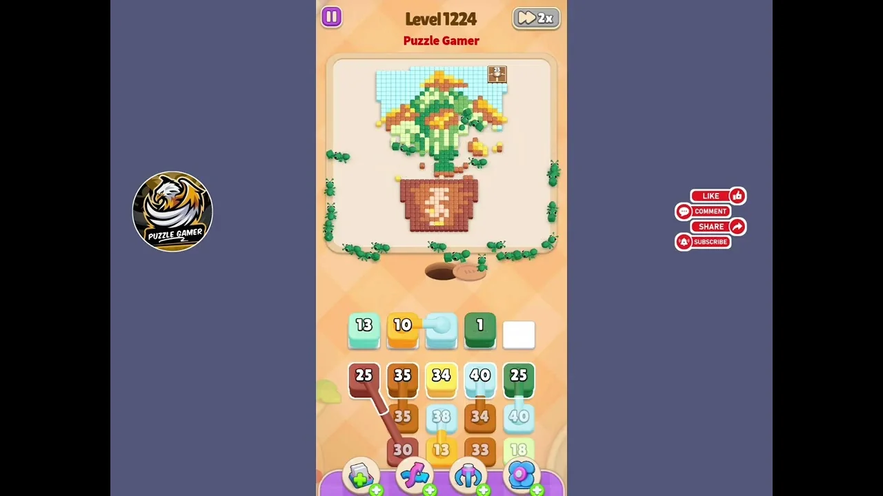 Colony Flow! Level 1224 board layout