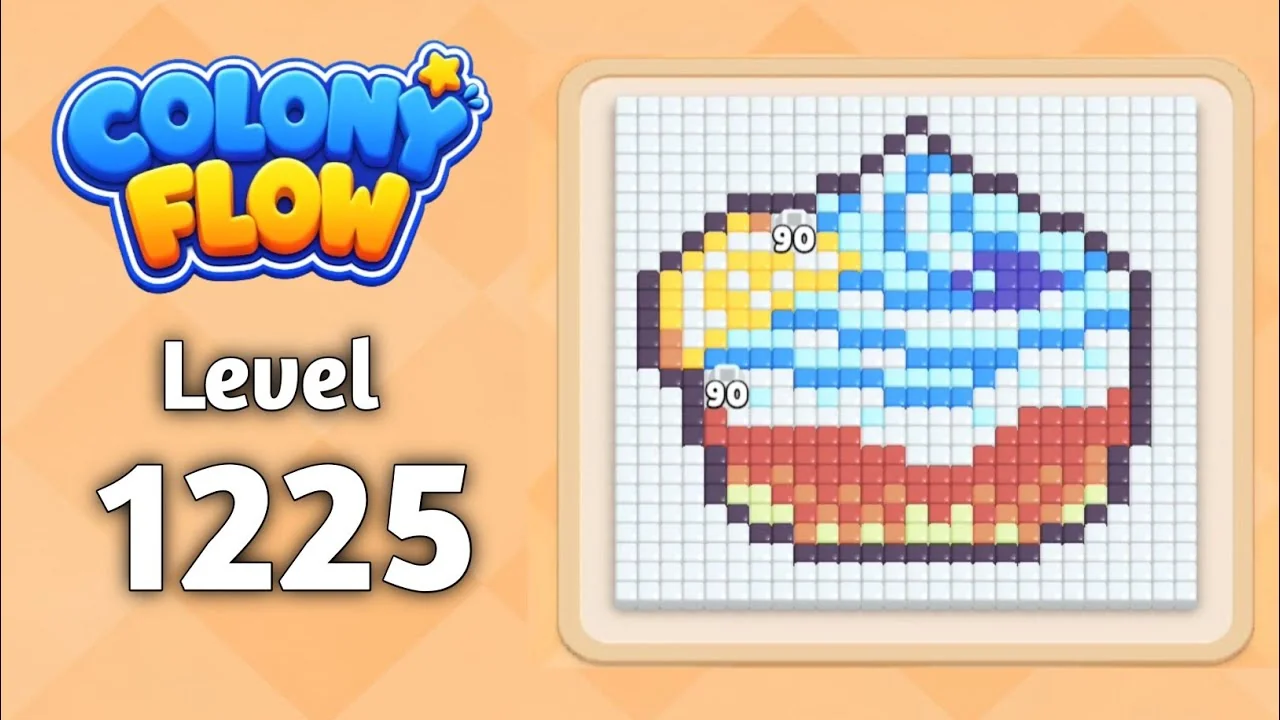 Colony Flow! Level 1225 board layout