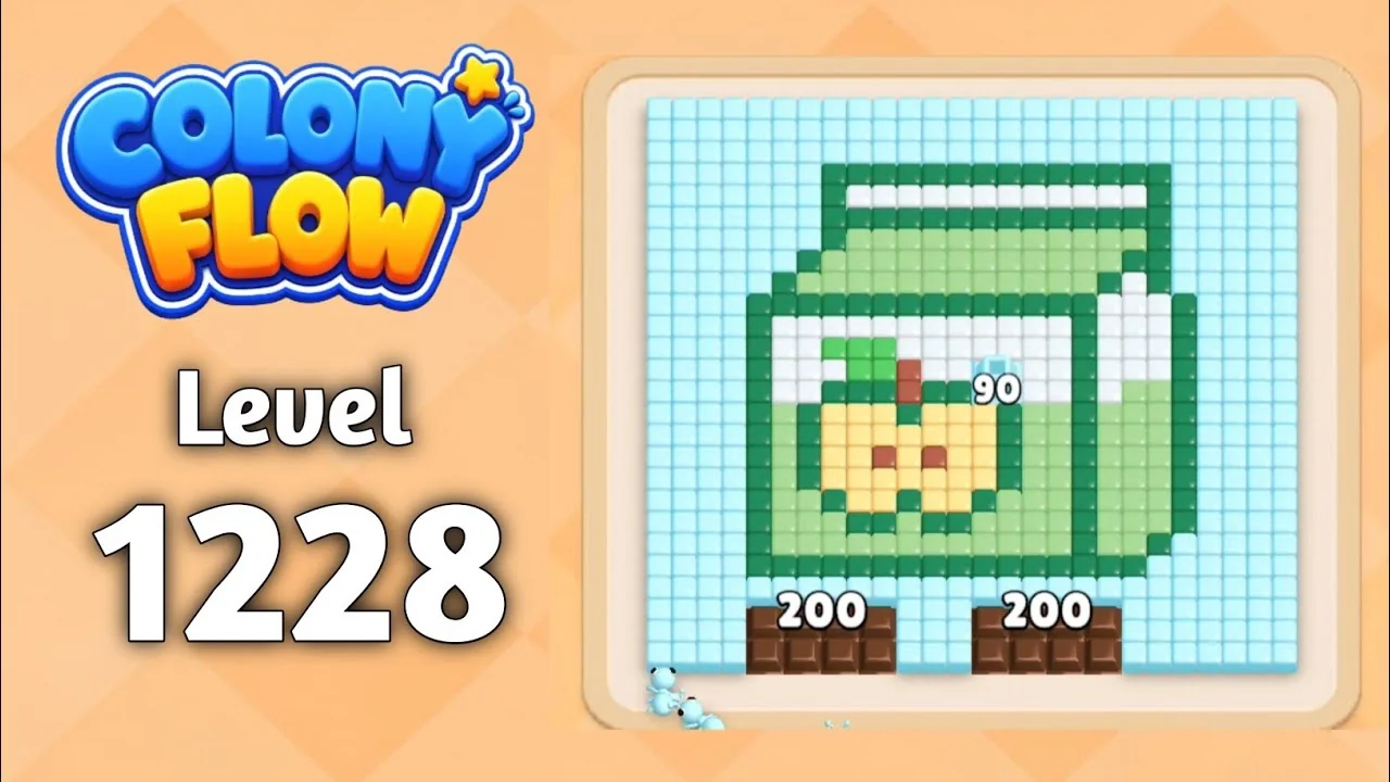 Colony Flow! Level 1228 board layout