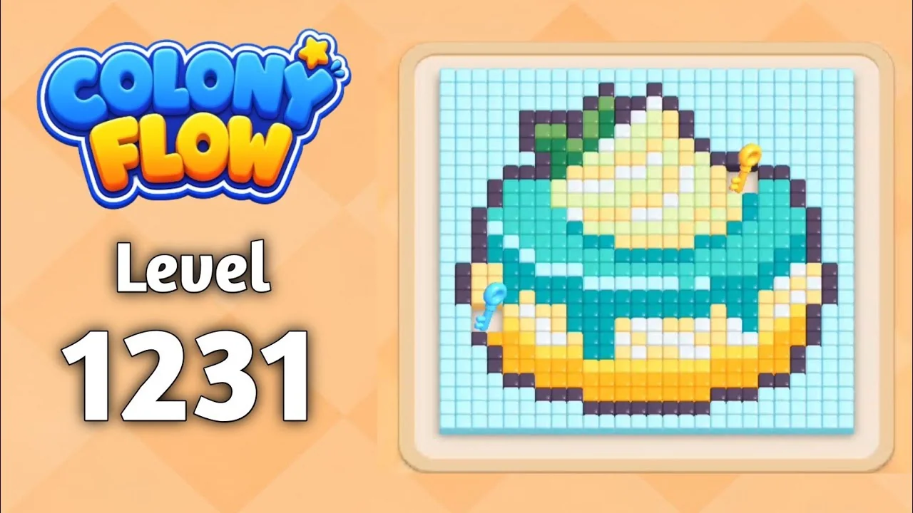 Colony Flow! Level 1231 board layout