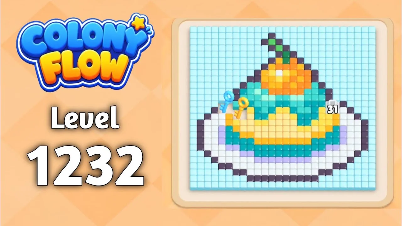 Colony Flow! Level 1232 board layout