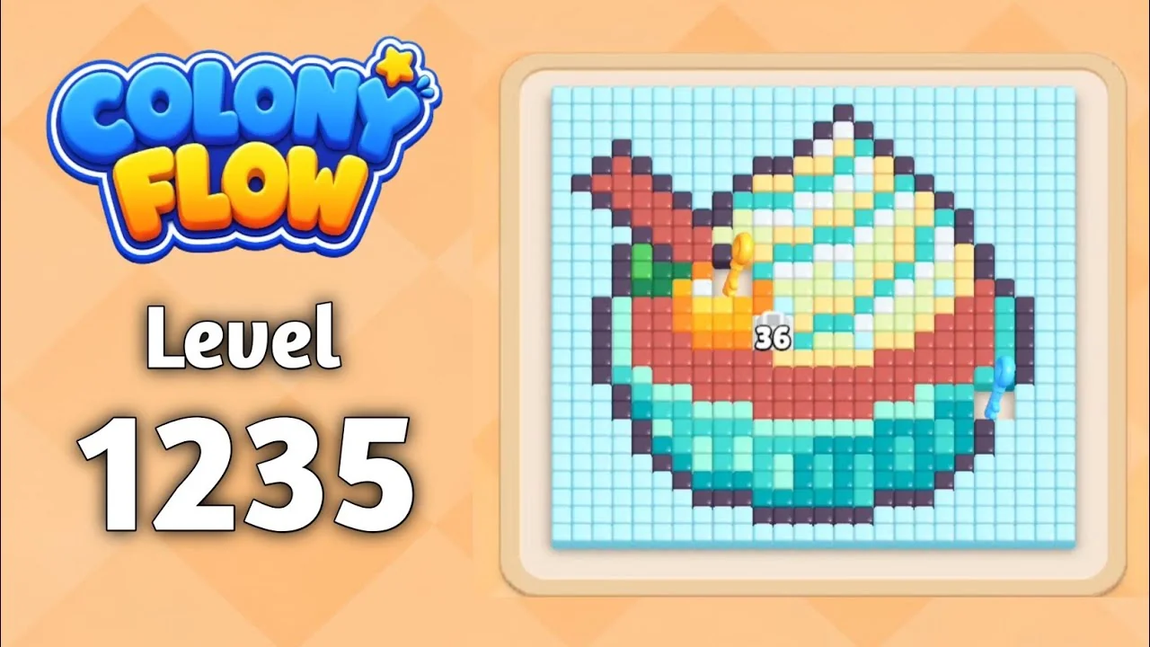 Colony Flow! Level 1235 board layout