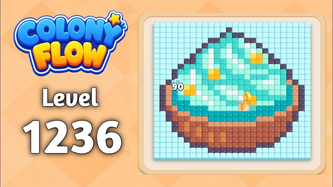 Colony Flow! Level 1236 board layout