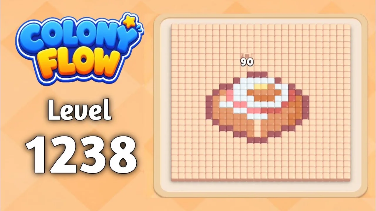 Colony Flow! Level 1238 board layout