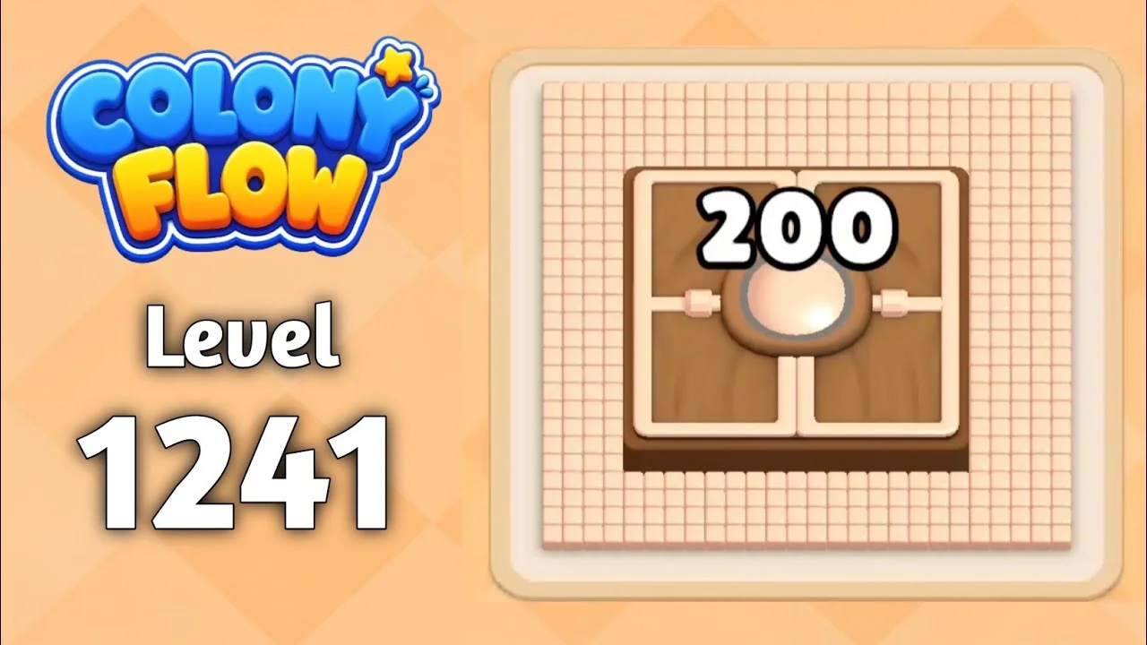 Colony Flow! Level 1241 board layout