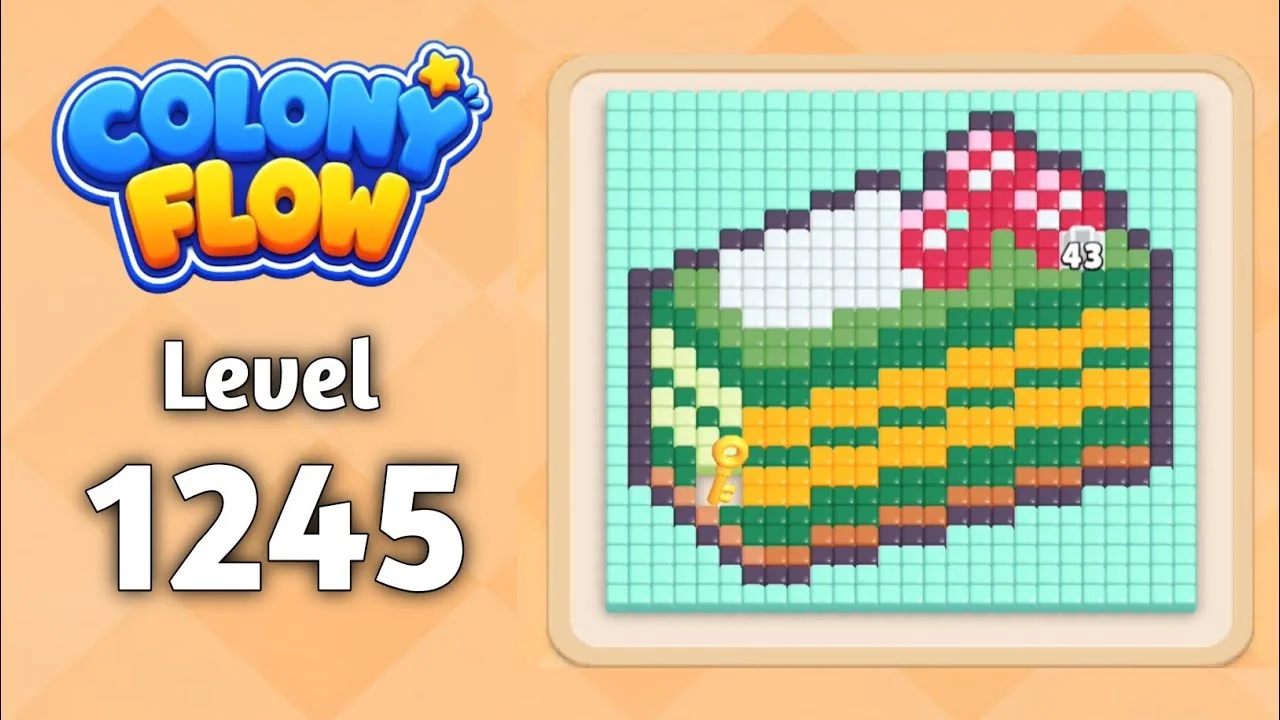 Colony Flow Level 1245 board