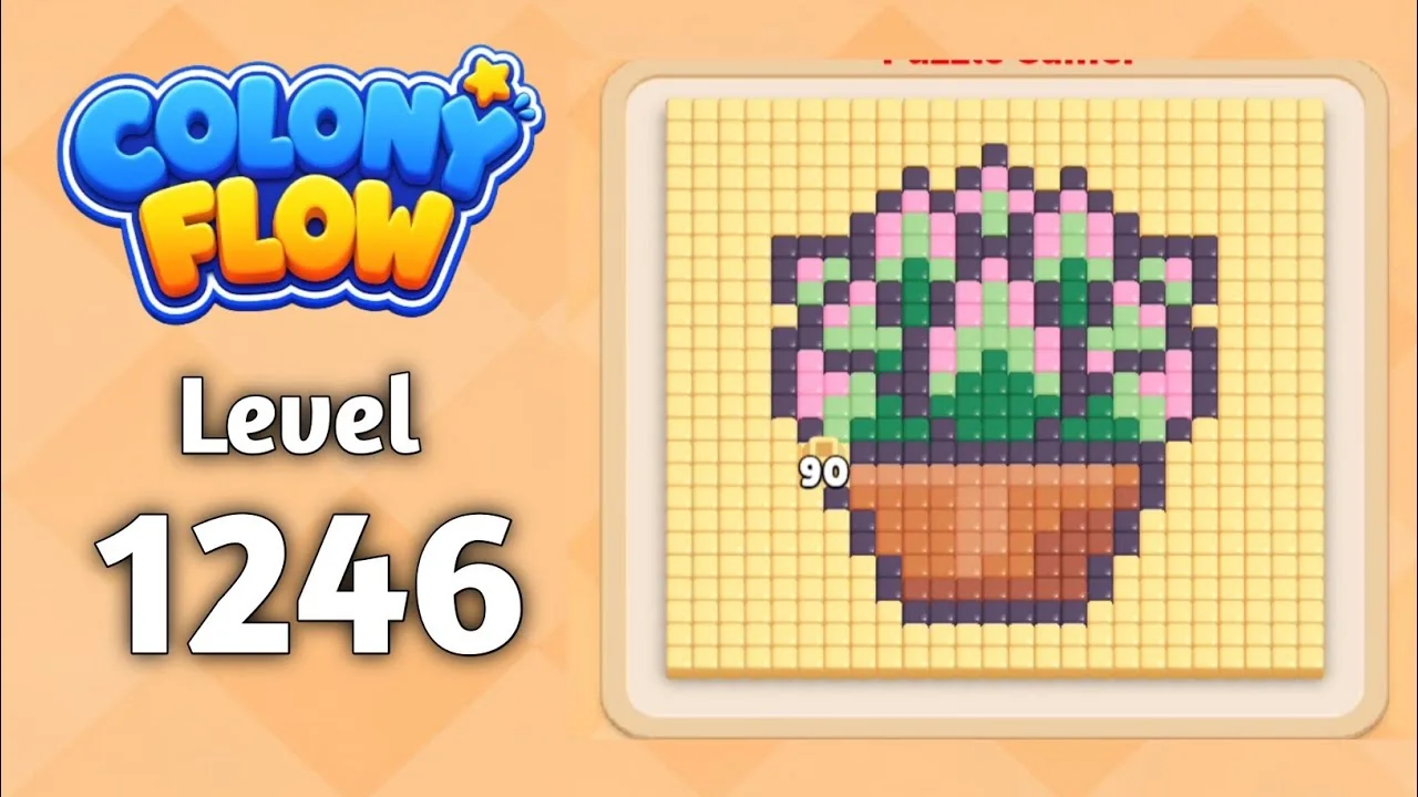 Colony Flow Level 1246 board