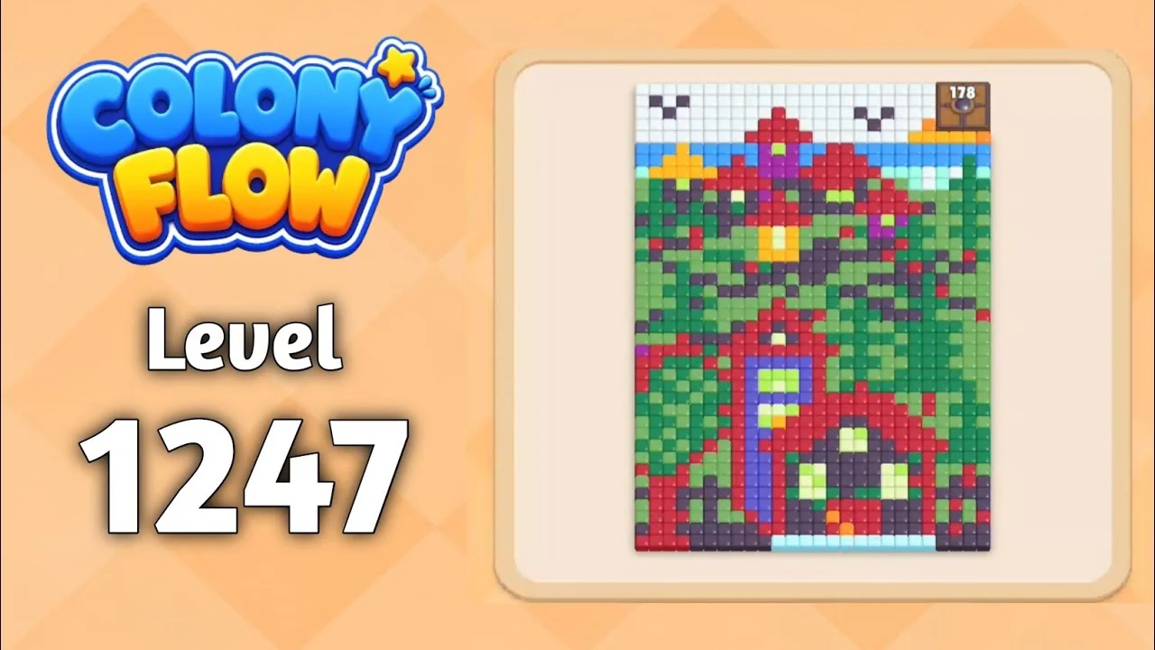 Colony Flow Level 1247 board