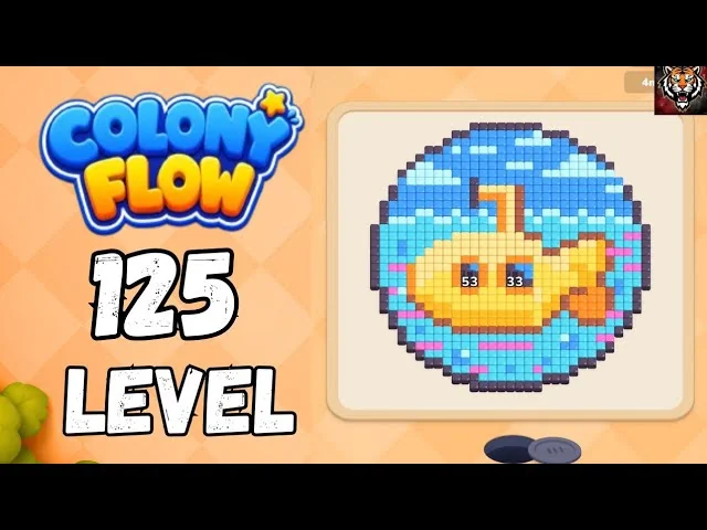 Colony Flow! Level 125 board
