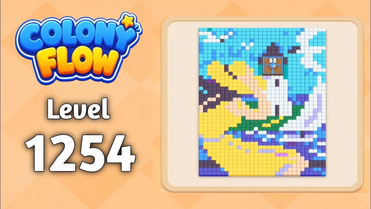 Colony Flow Level 1254 board
