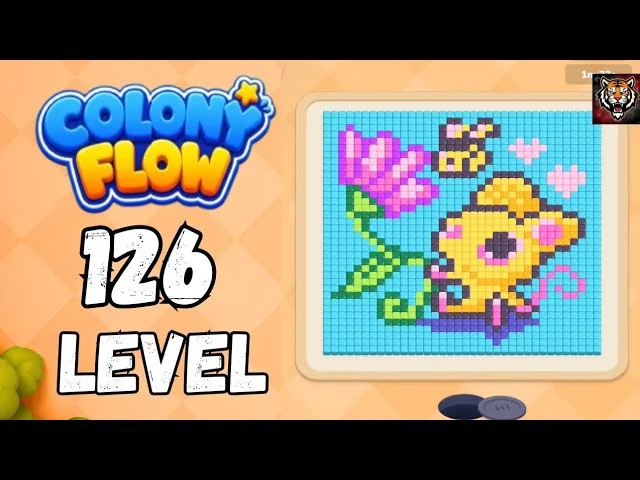 Colony Flow! Level 126 board layout