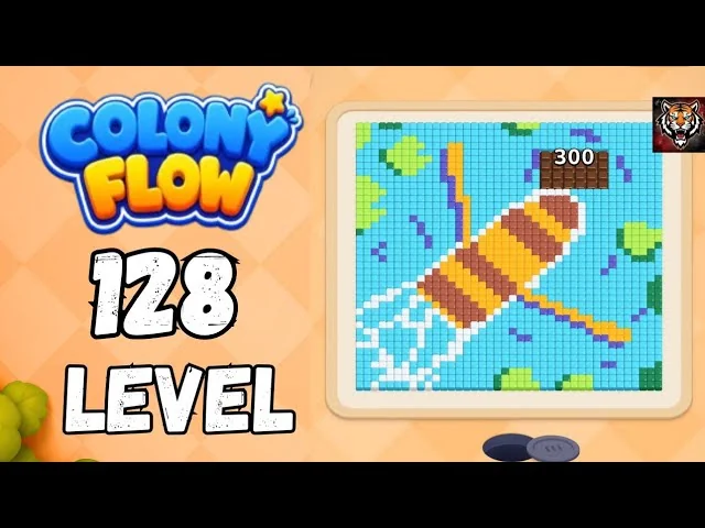 Colony Flow! Level 128 board layout