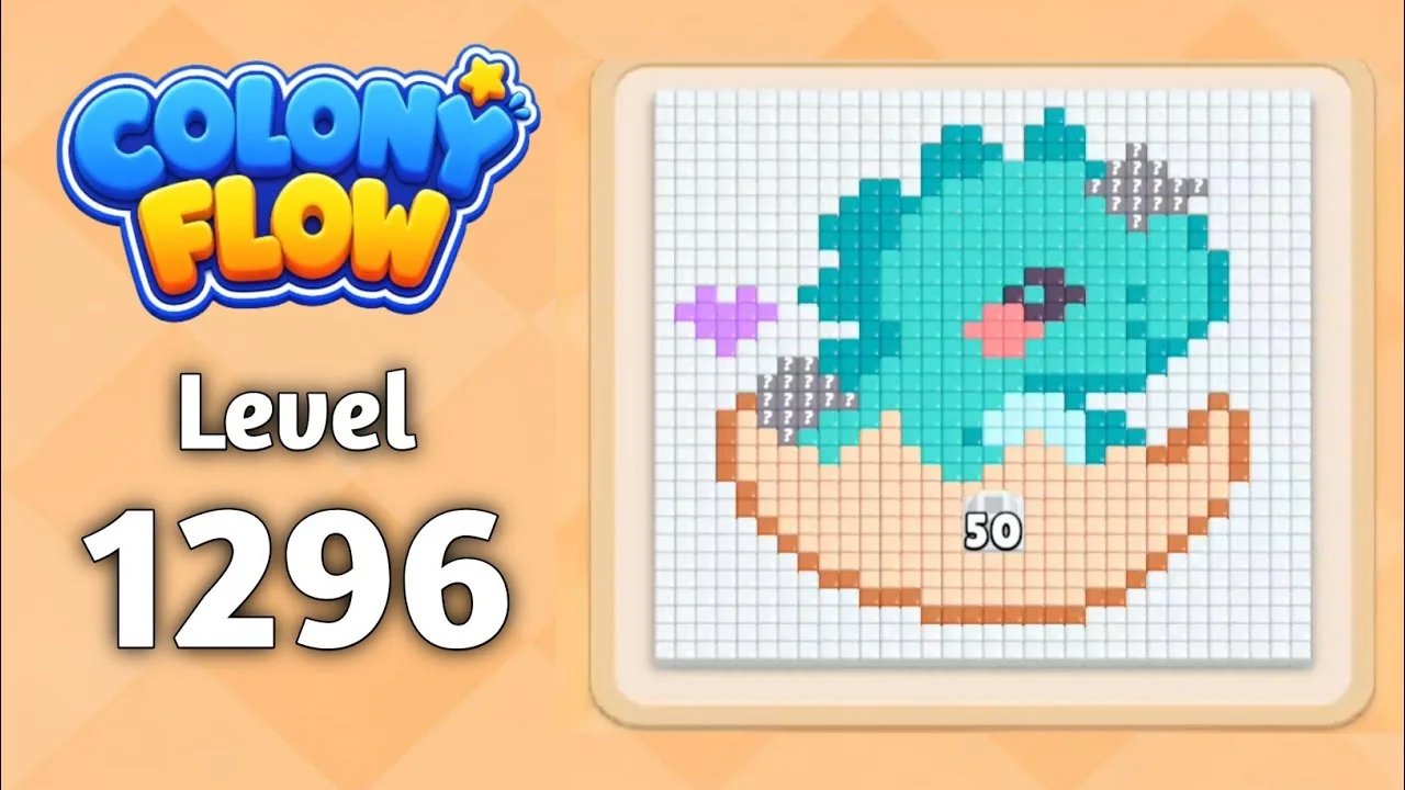 Colony Flow Level 1296 board