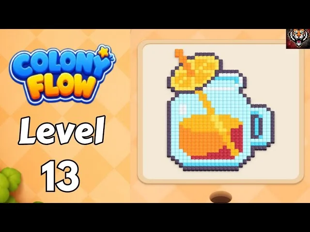 Colony Flow! Level 13 board layout