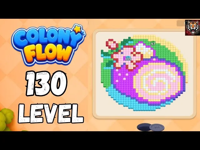 Colony Flow! Level 130 board layout