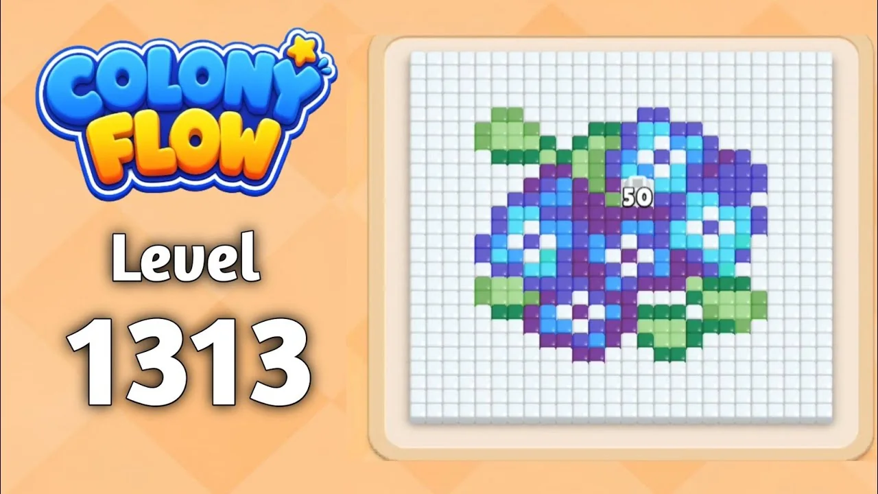 Colony Flow Level 1313 board