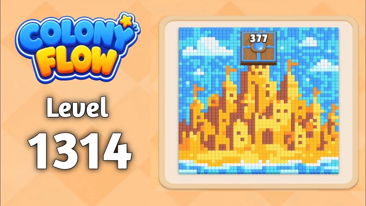 Colony Flow Level 1314 board