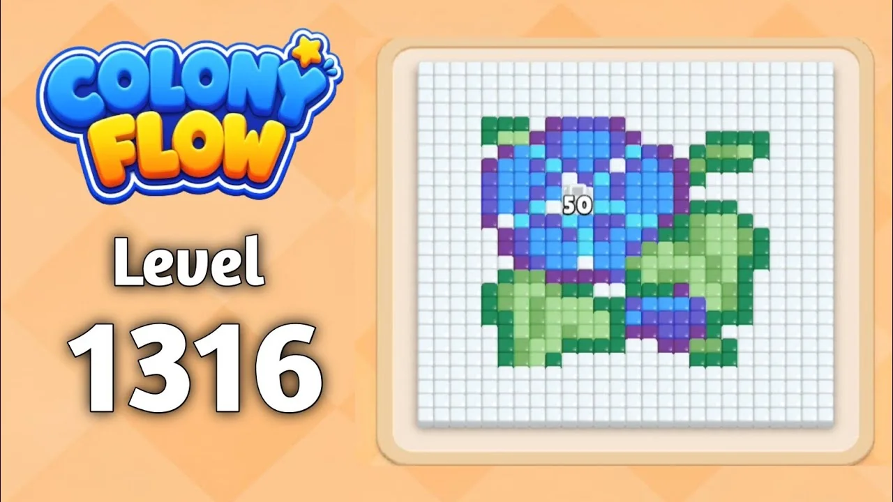 Colony Flow Level 1316 board