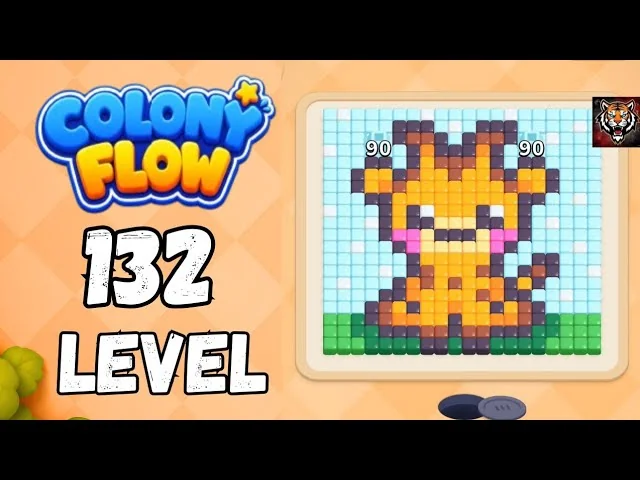 Colony Flow! Level 132 board layout