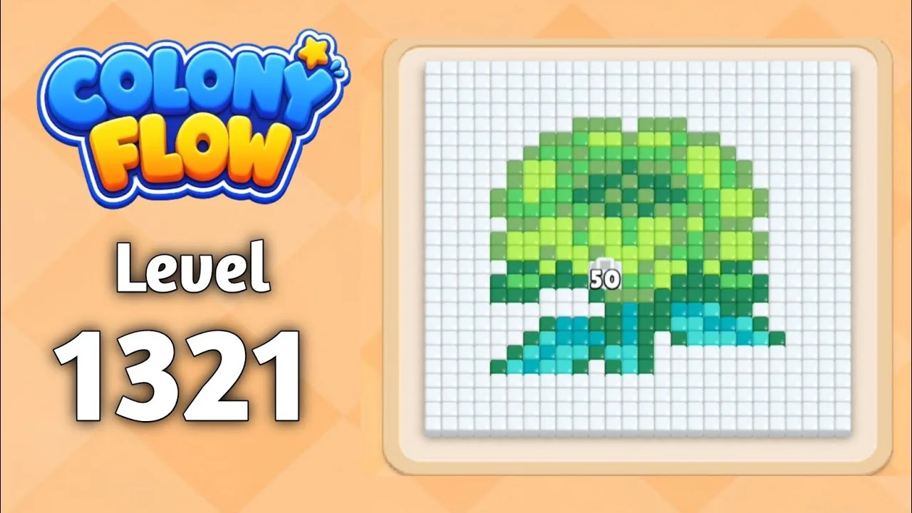 Colony Flow Level 1321 board