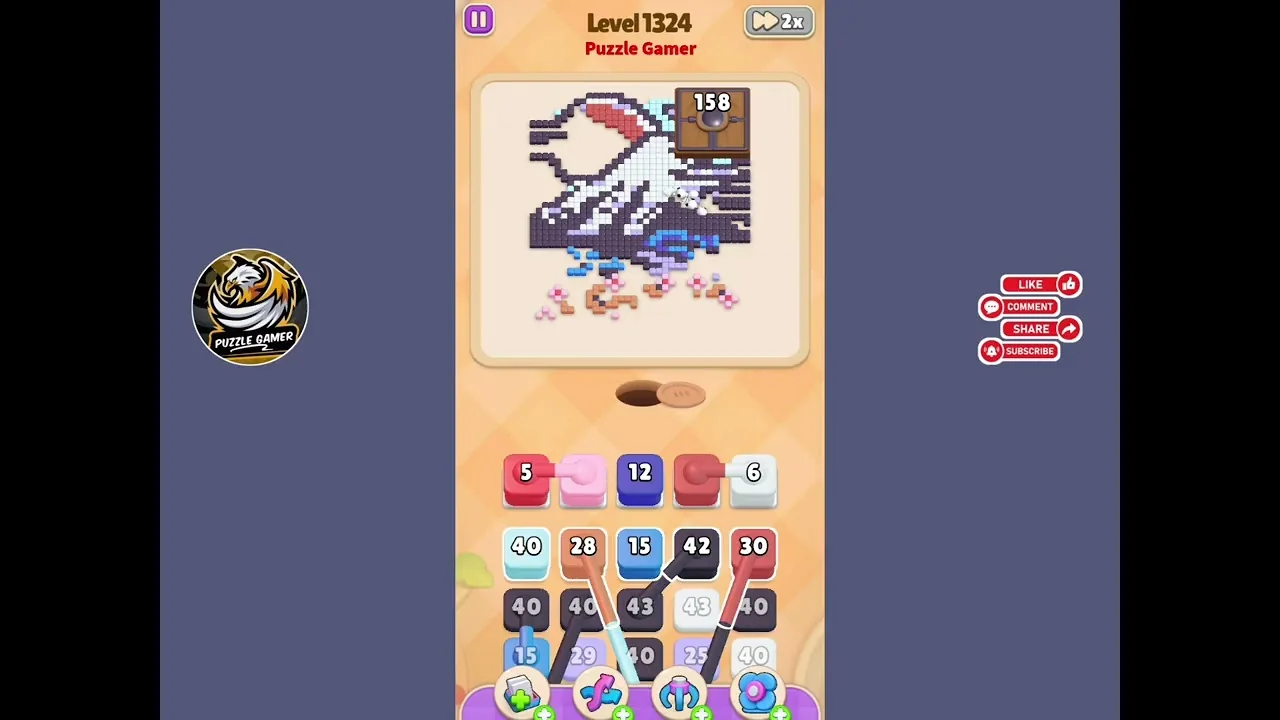 Colony Flow Level 1324 board