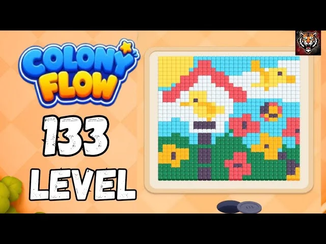 Colony Flow! Level 133 board layout