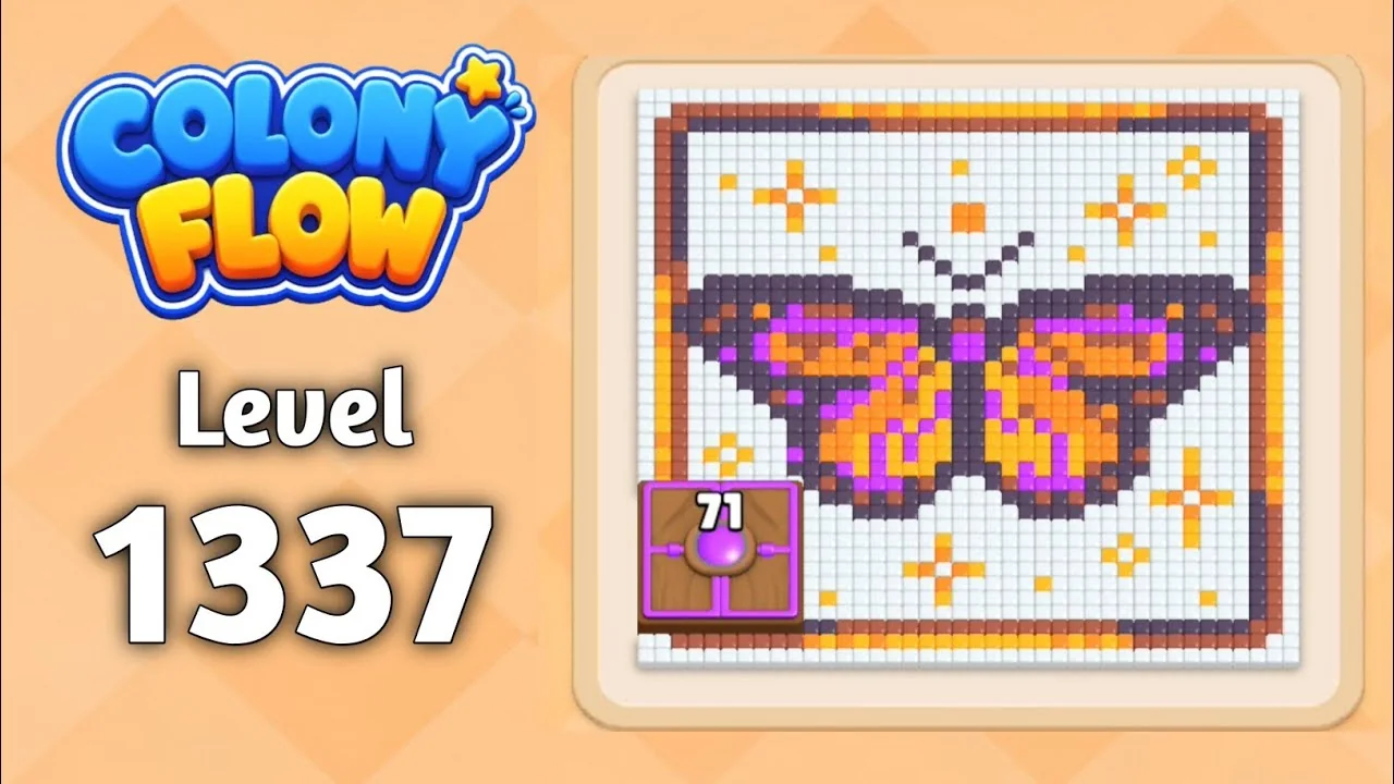 Colony Flow Level 1337 board