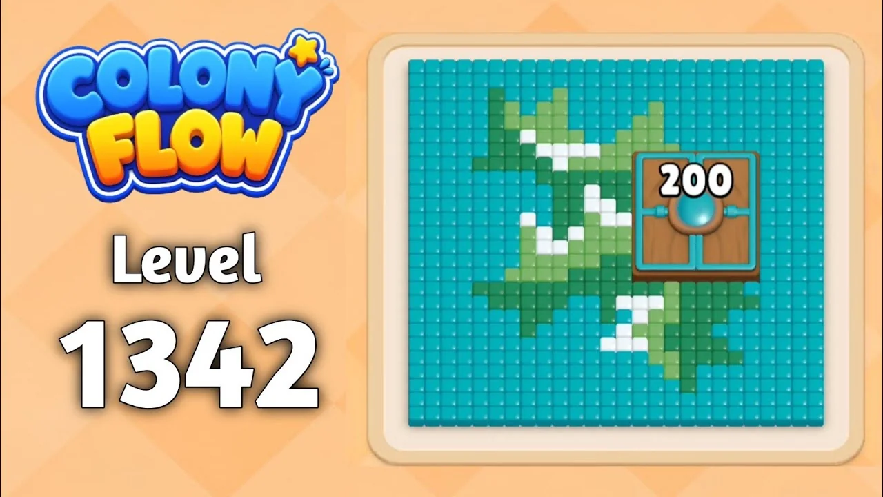 Colony Flow Level 1342 board