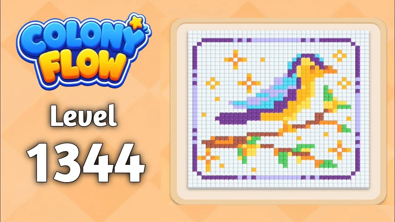 Colony Flow Level 1344 board