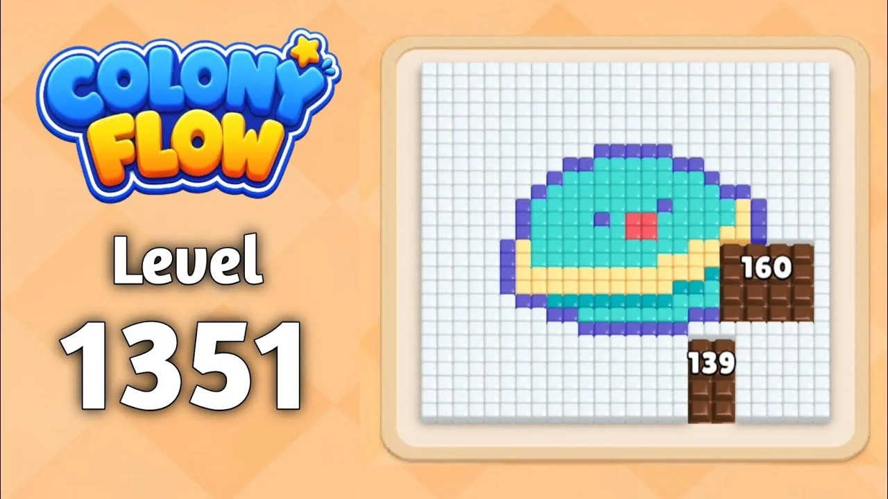 Colony Flow Level 1351 board