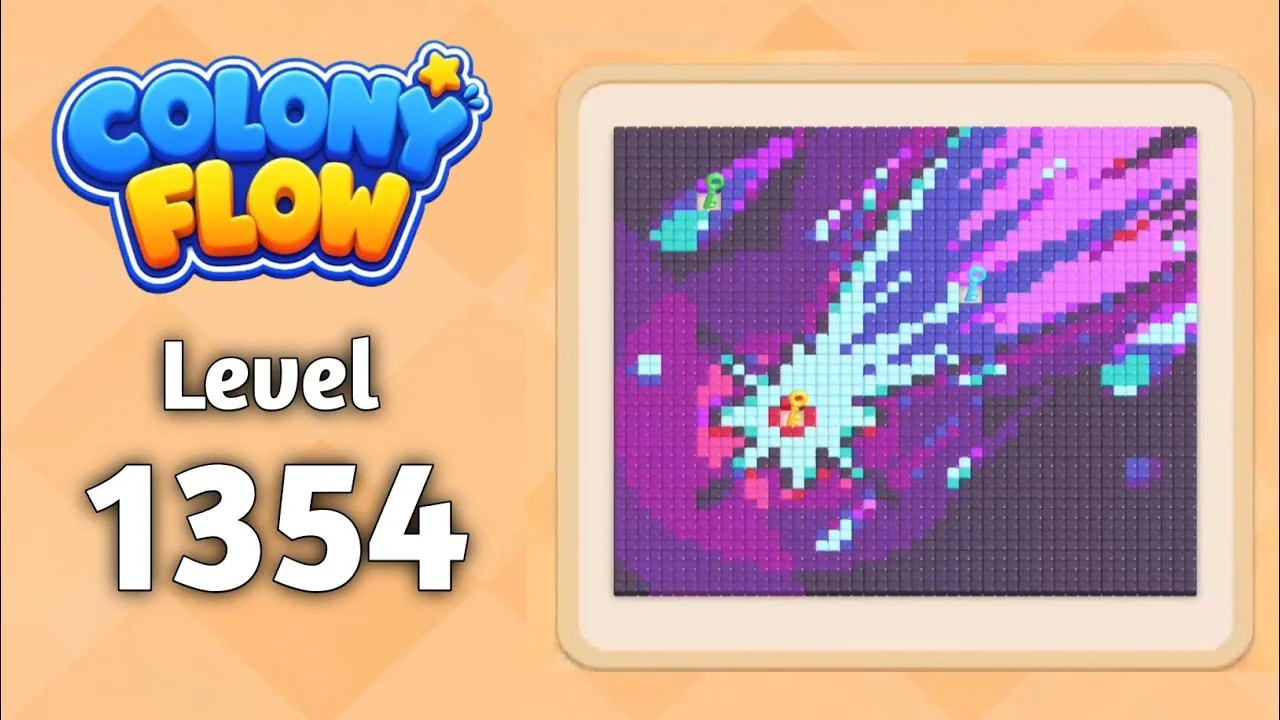 Colony Flow Level 1354 board