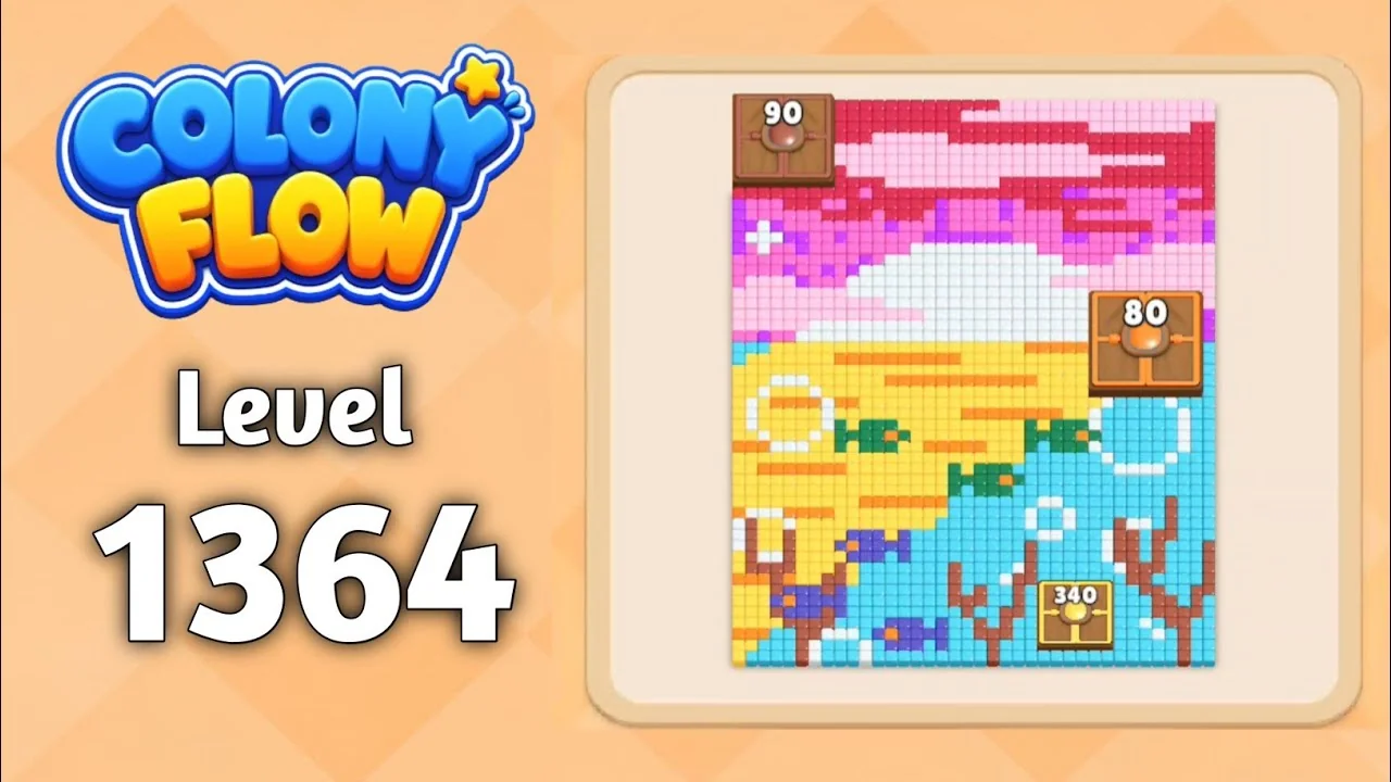 Colony Flow Level 1364 board