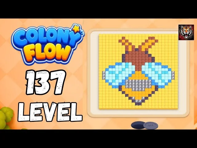 Colony Flow! Level 137 board layout