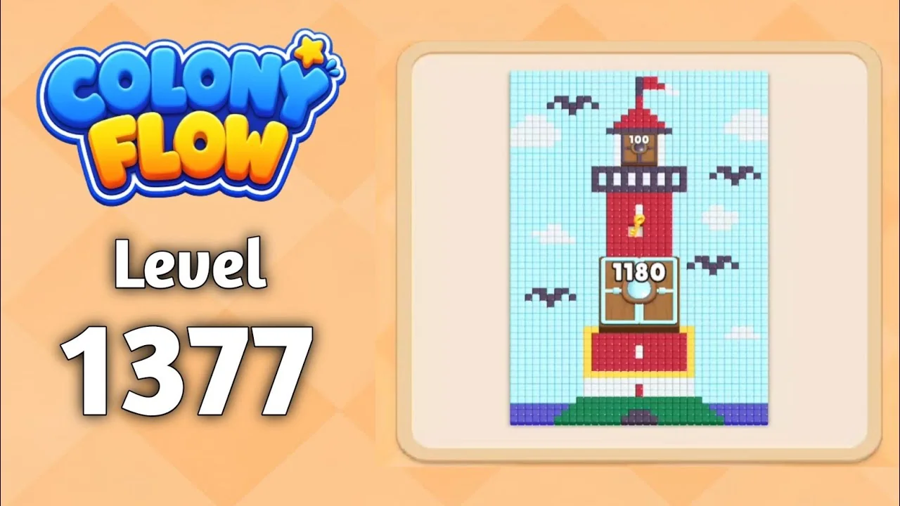 Colony Flow Level 1377 board